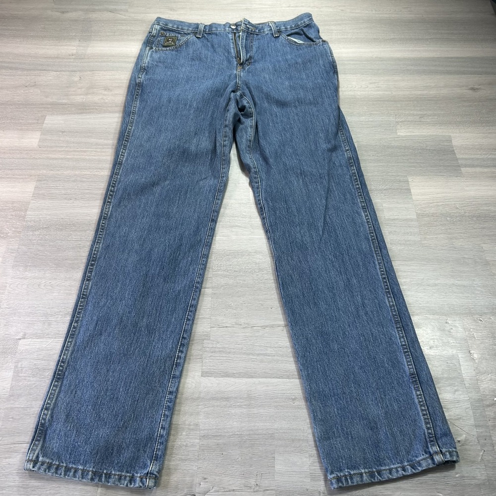 Cinch Jeans Mens 37x38 Blue Relaxed Fit Straight Leg Cowboy Denim MB90530001